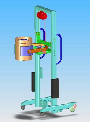 油漆桶翻轉(zhuǎn)車